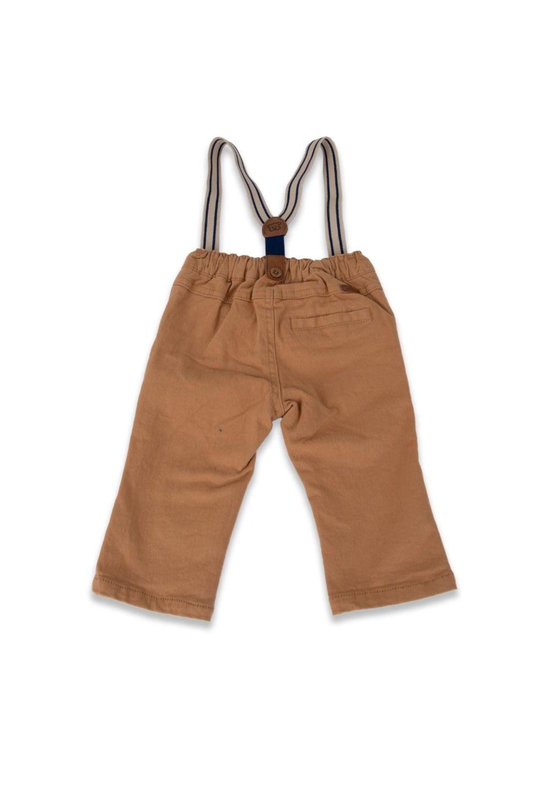 Pantalón Bebé Niño Ocre Pillin-2