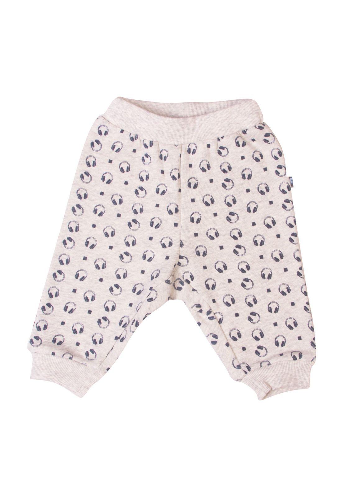 Pantalón Buzo Recién Nacido Niño Gris claro Pillin-1