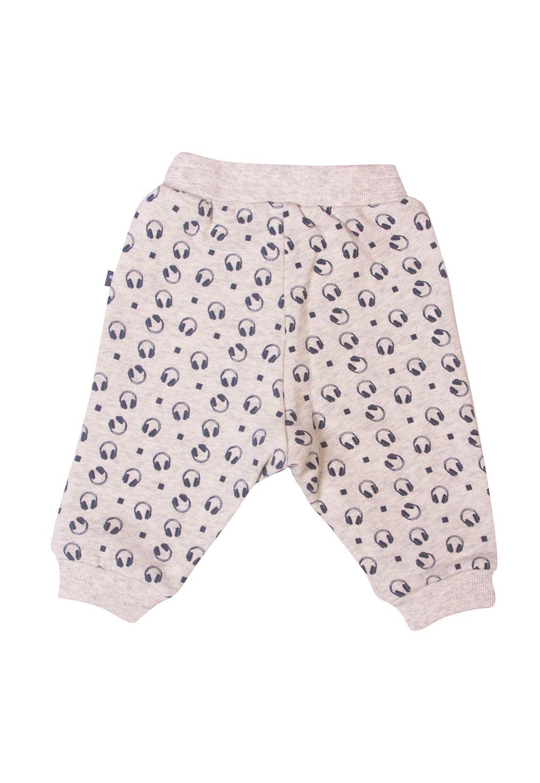 Pantalón Buzo Recién Nacido Niño Gris claro Pillin-4