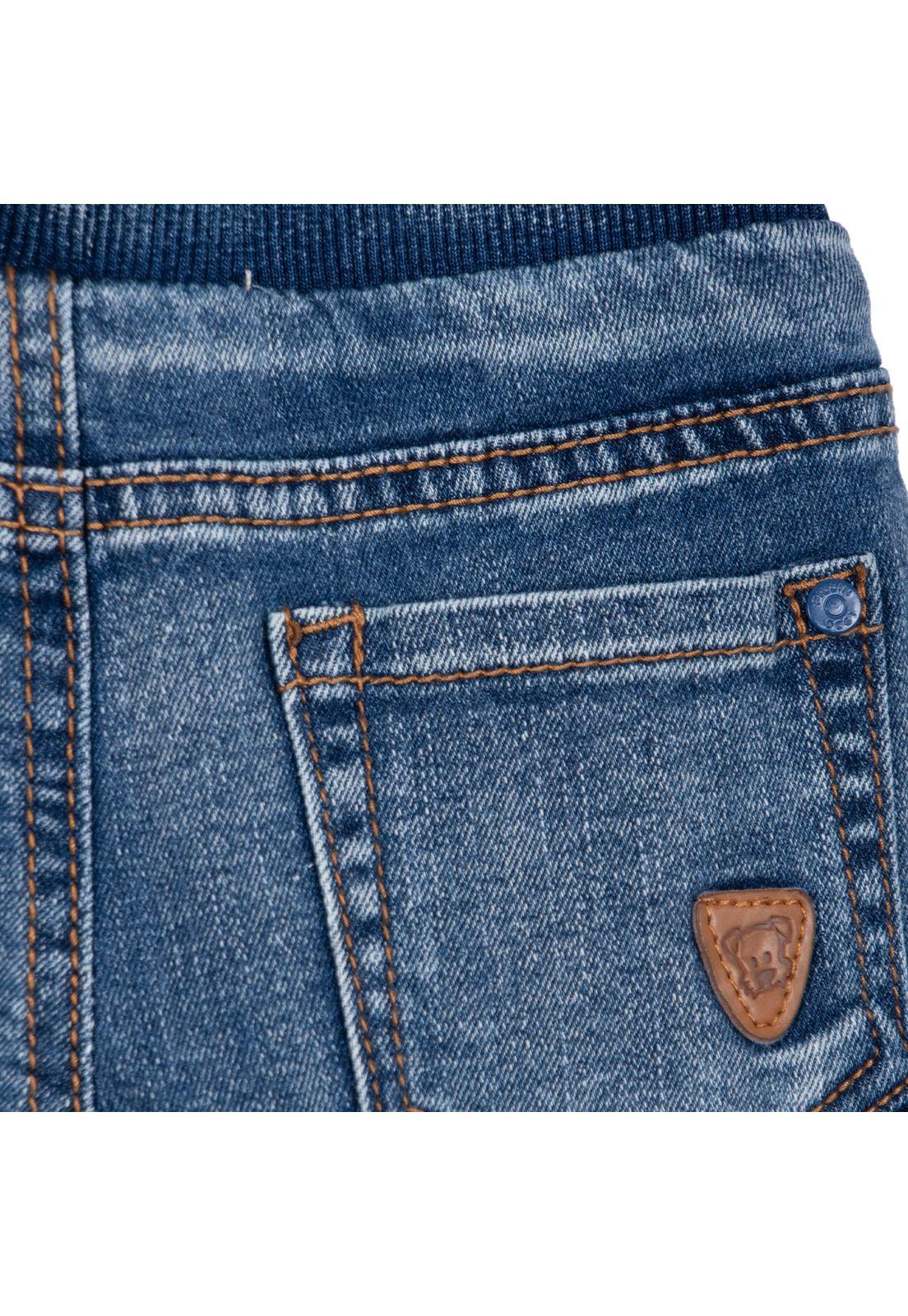 Bermuda Bebé Niño Cintura Ajustable Denim Pillin-3
