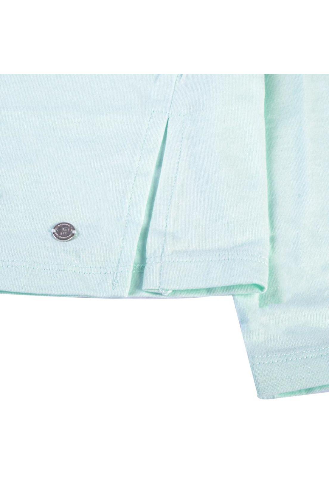 Polera Manga Larga Niña Menta Pillin-2