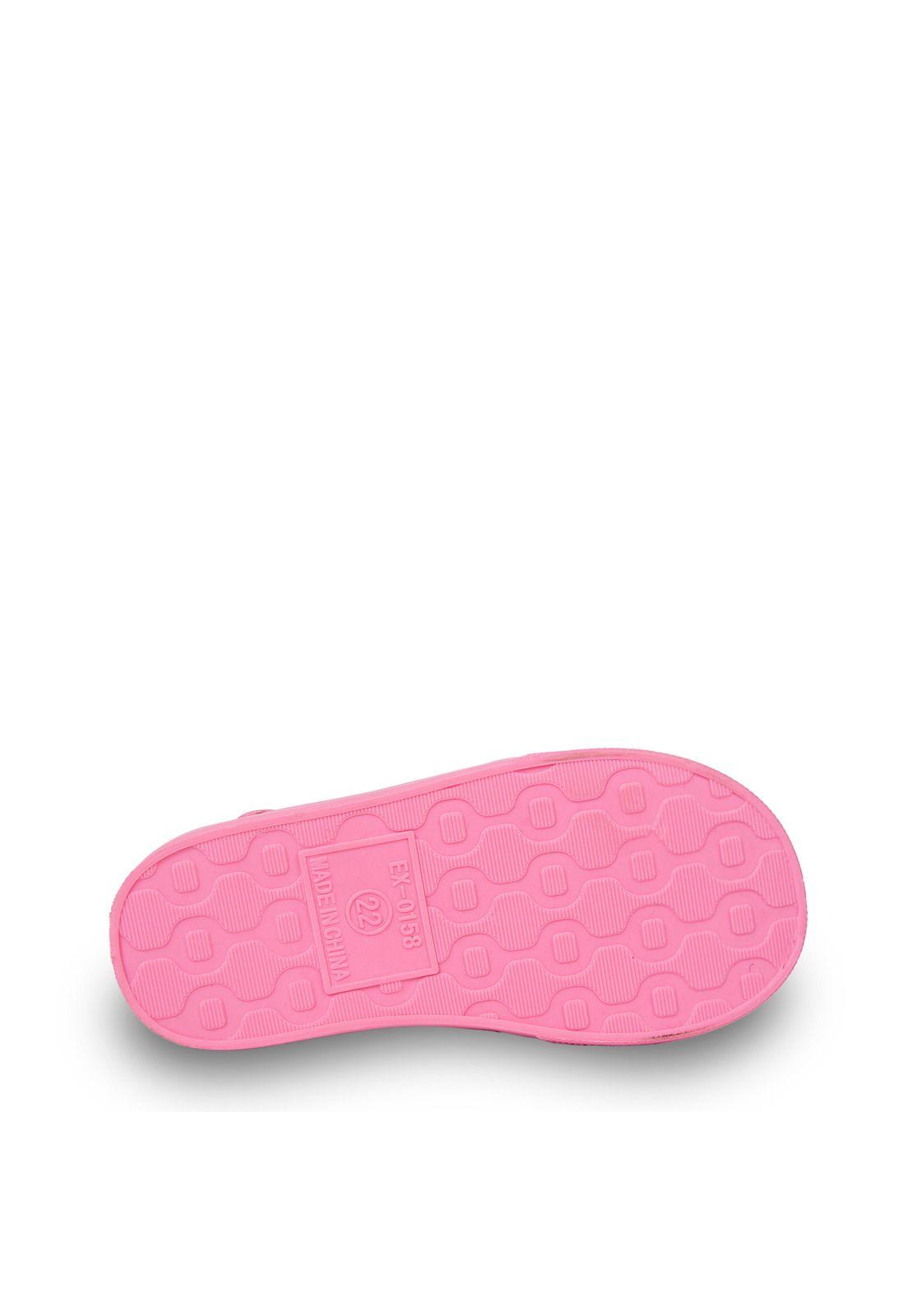 Sandalia Bebé Niña Flexible Cerrada con Broche Rosado Pillin-2