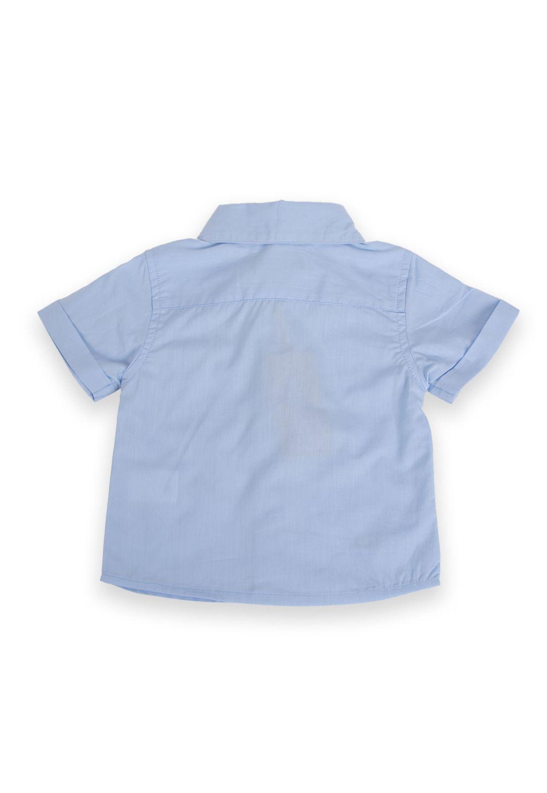 Camisa Bebé Niño Celeste Pillin-2