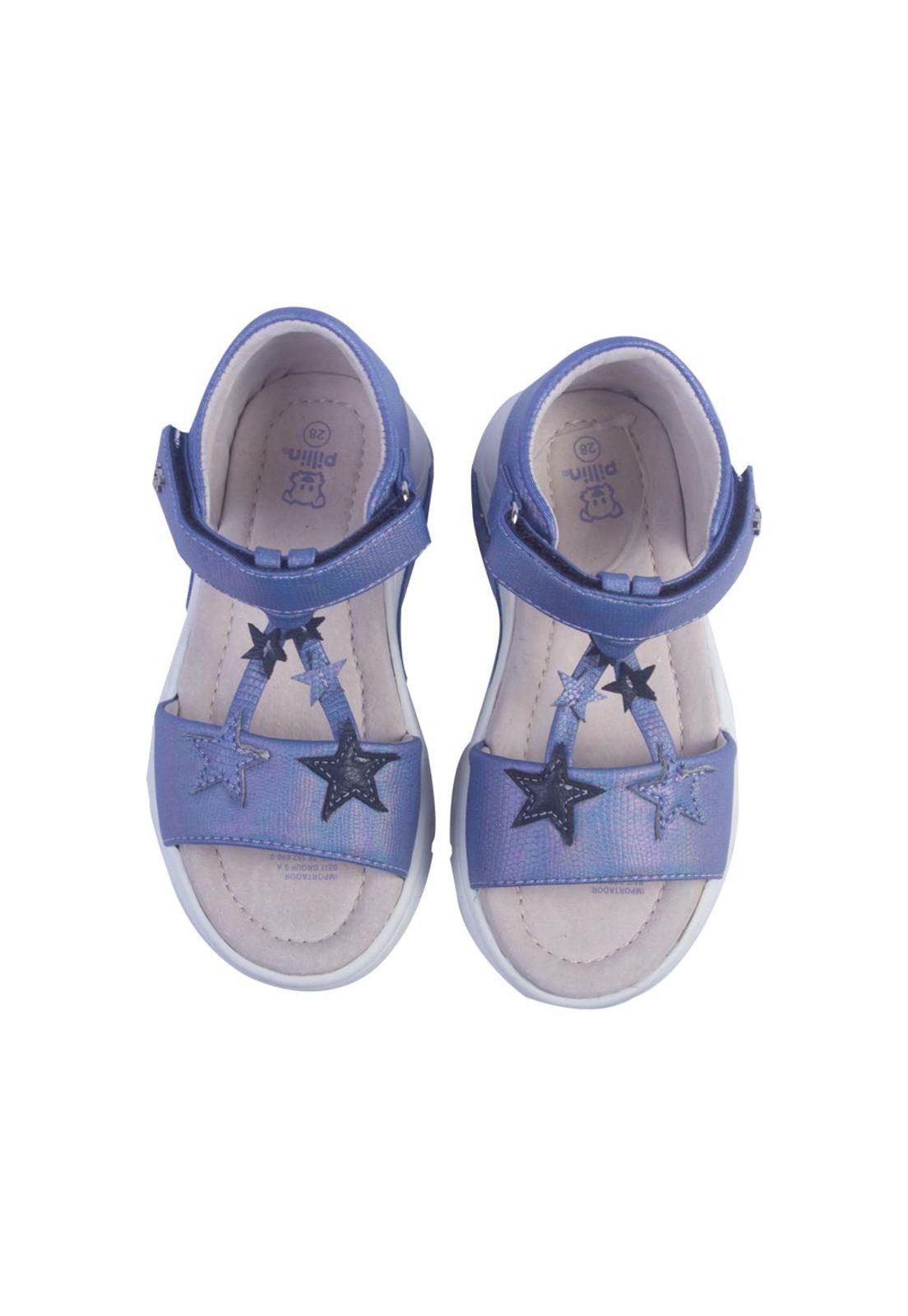 Sandalias Niña Azul Pillin-1