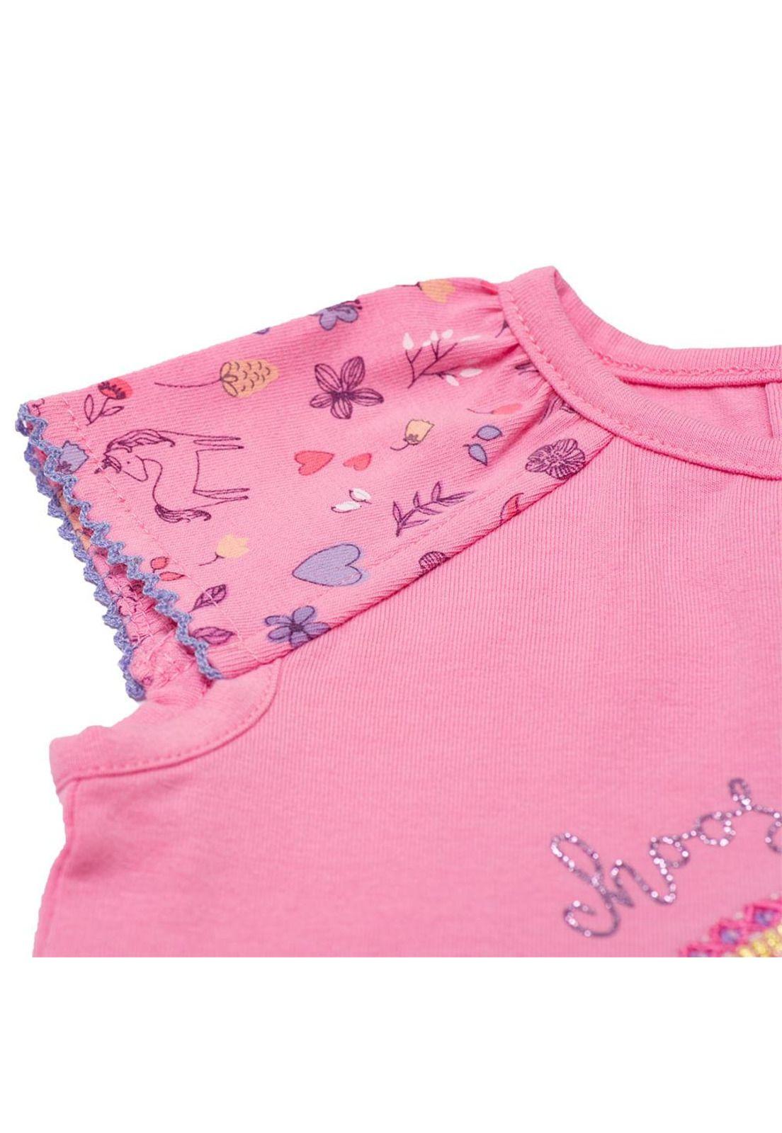 Polera Bebé Niña Rosado Pillin-2