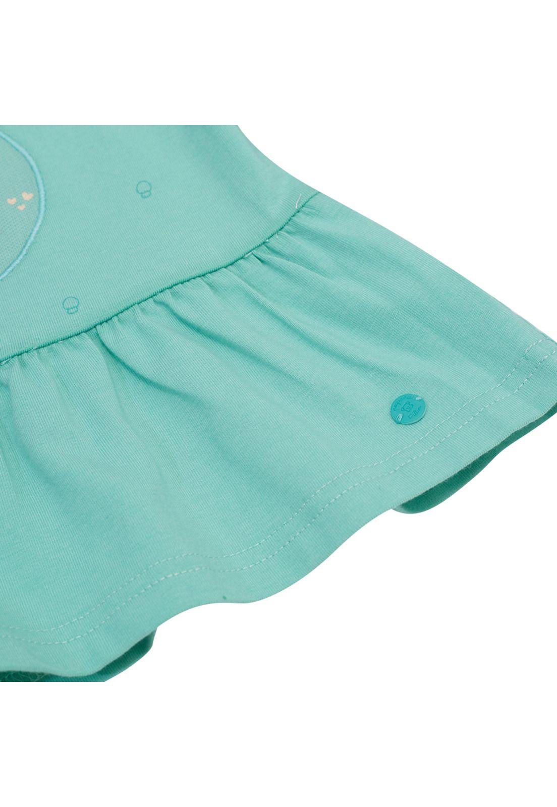 Polera Bebé Niña Verde Pillin-4