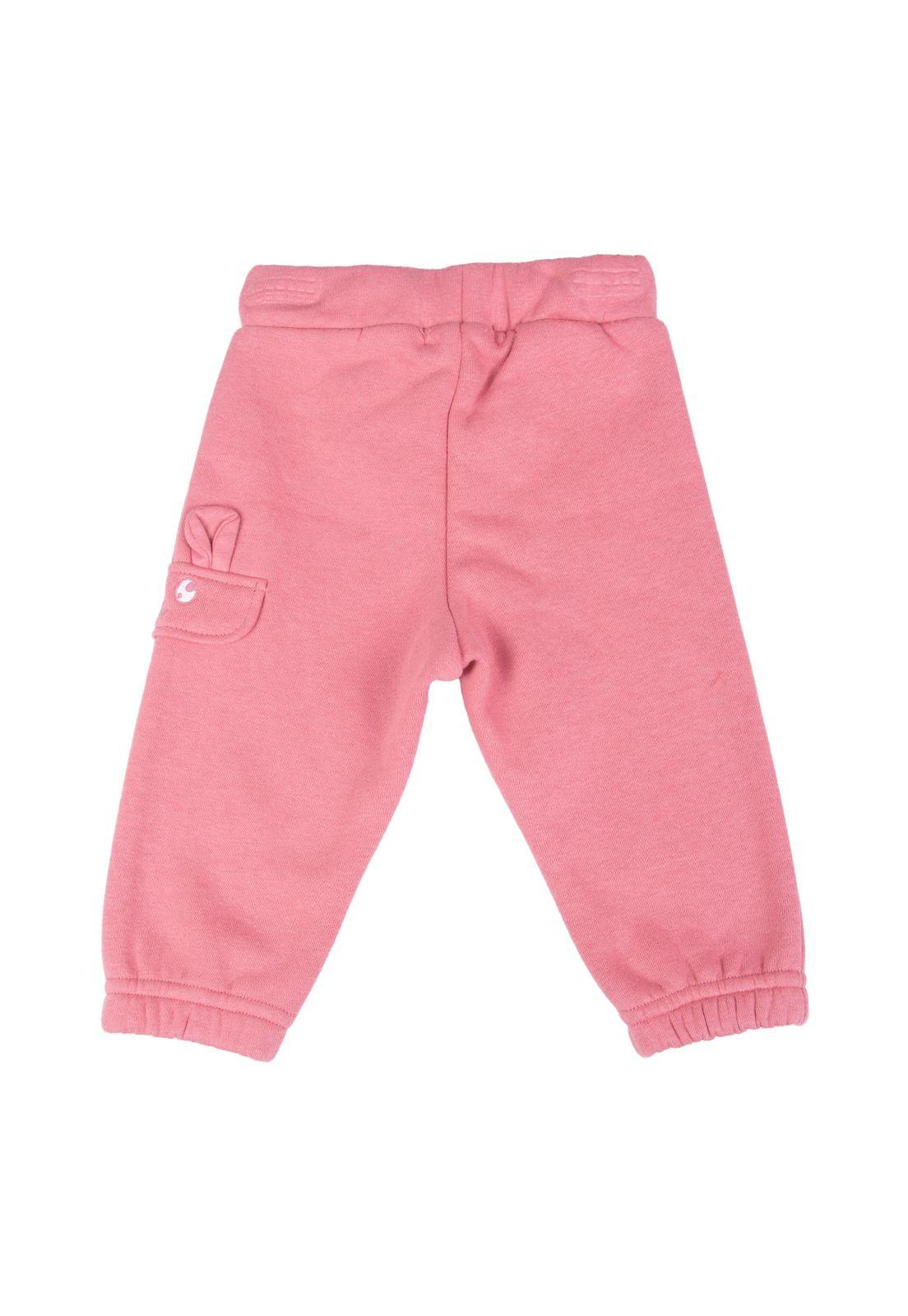 Pantalón Buzo Bebe  Rosado Pillin ( PVB526-25ROS )-3