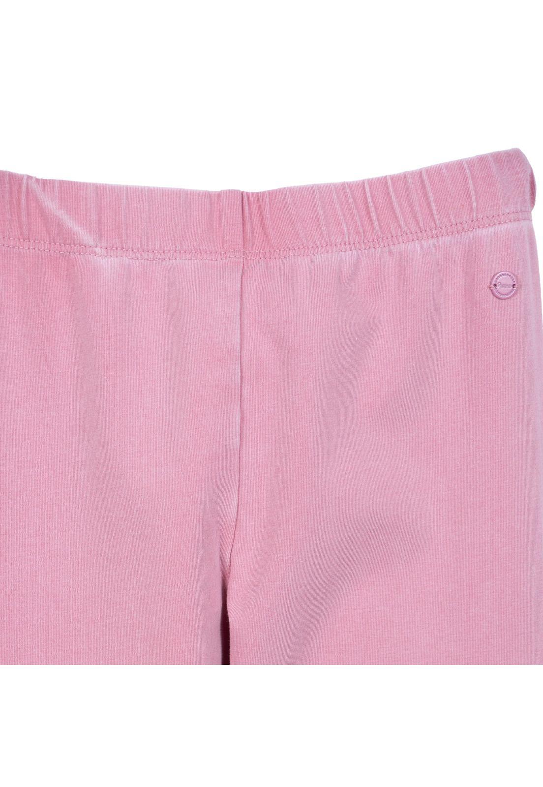Calza Niña Lisa Rib Rosado Pillin-2