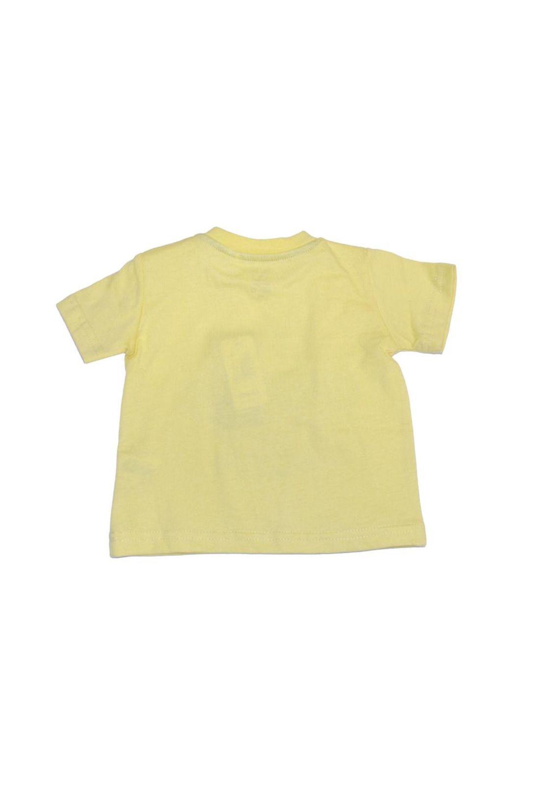 Polera Bebe Niño Amarillo Pillin-1