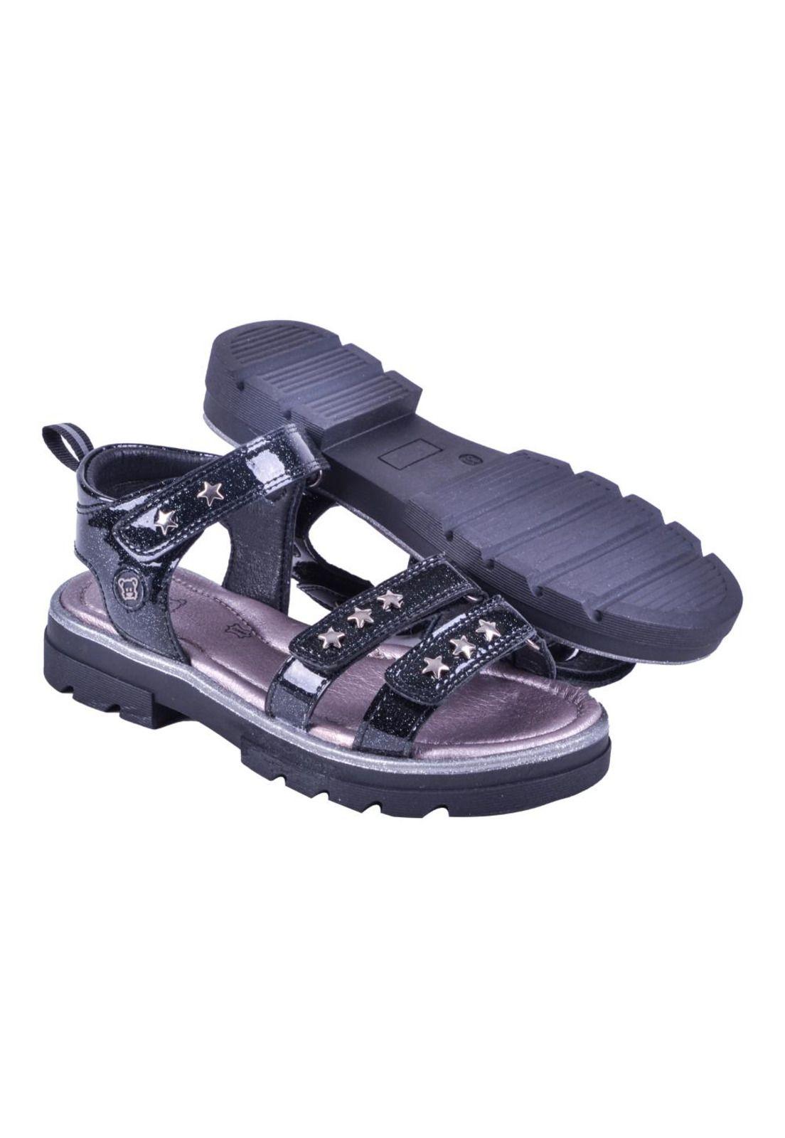 Sandalias Niña Negro Pillin-2