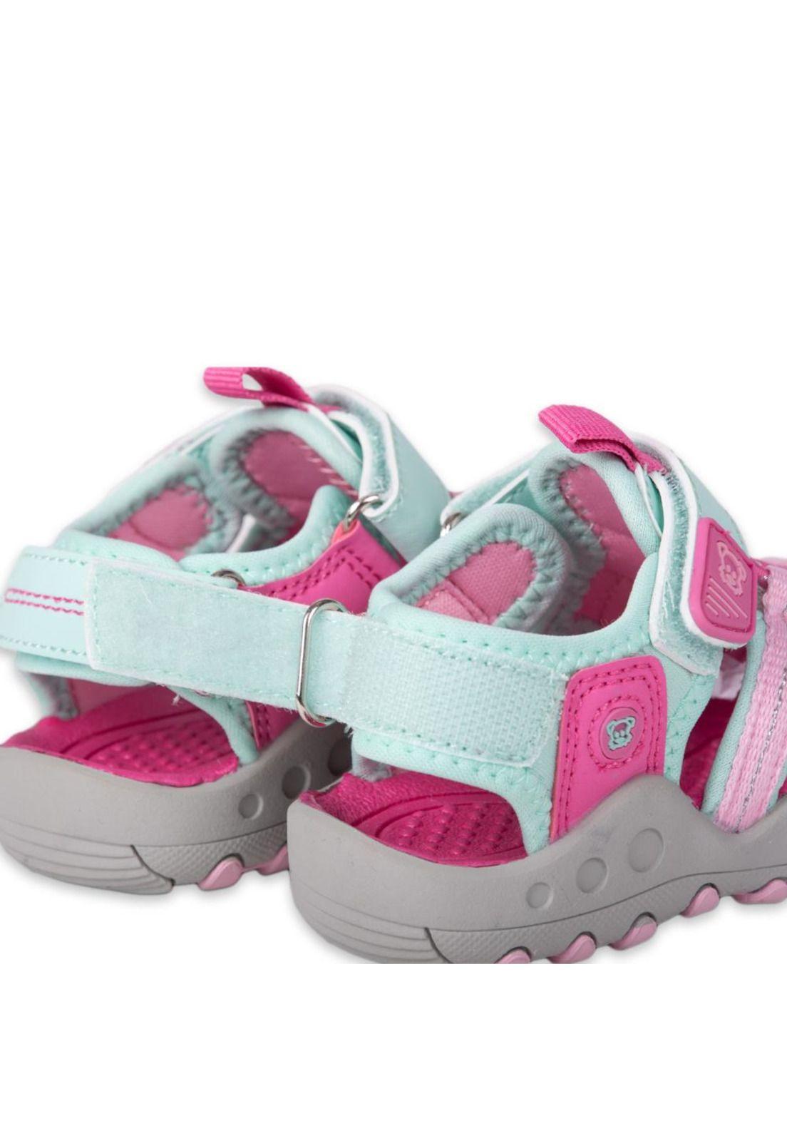 Sandalias Outdoor Bebe Niña Fucsia Pillin-4
