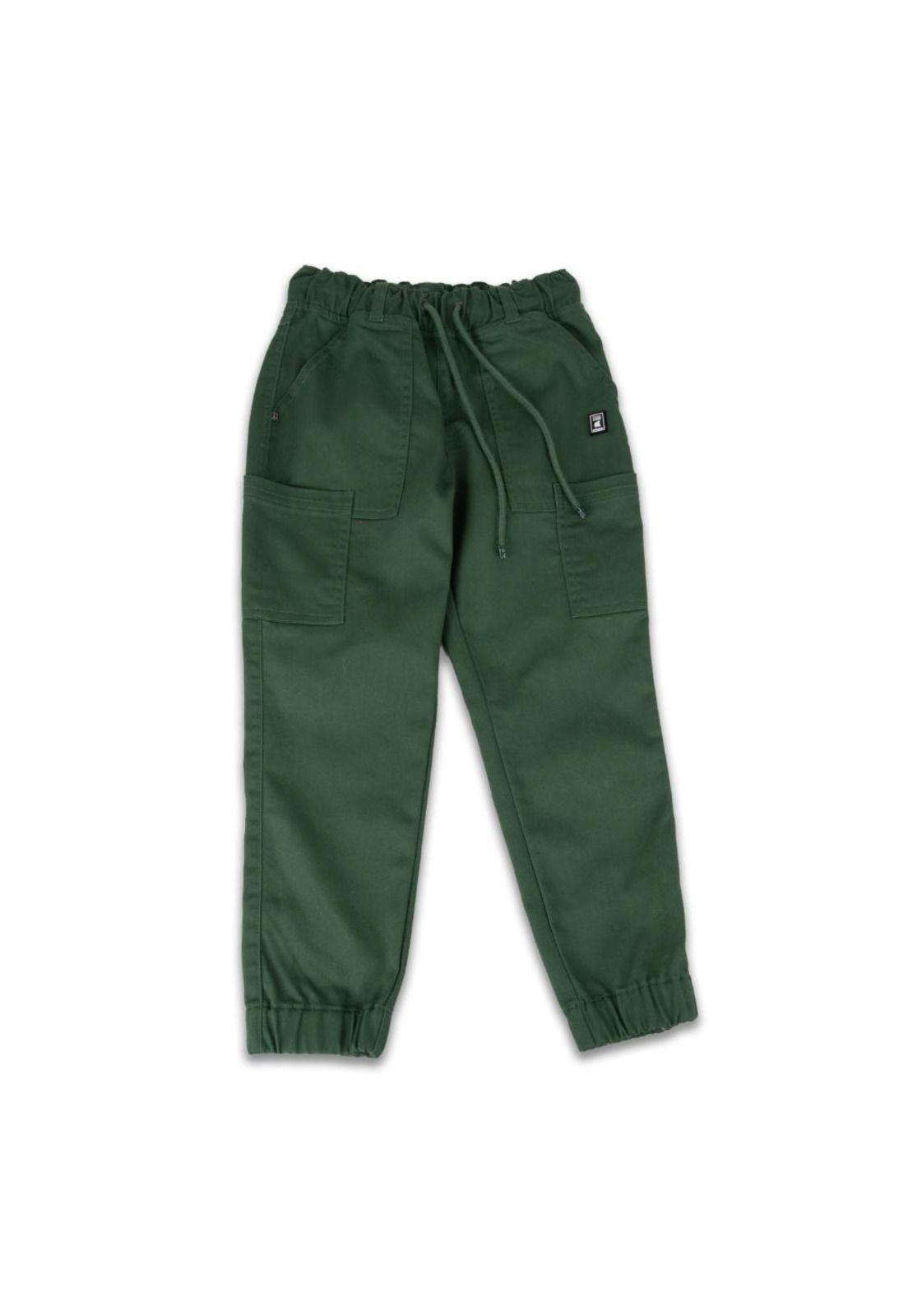 Pantalón Niño Verde Pillin-0