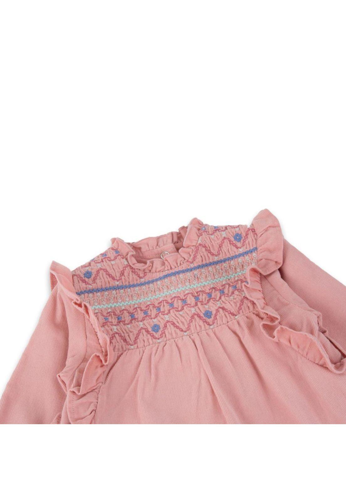 Vestido Bebé Niña Palo rosa Pillin-1