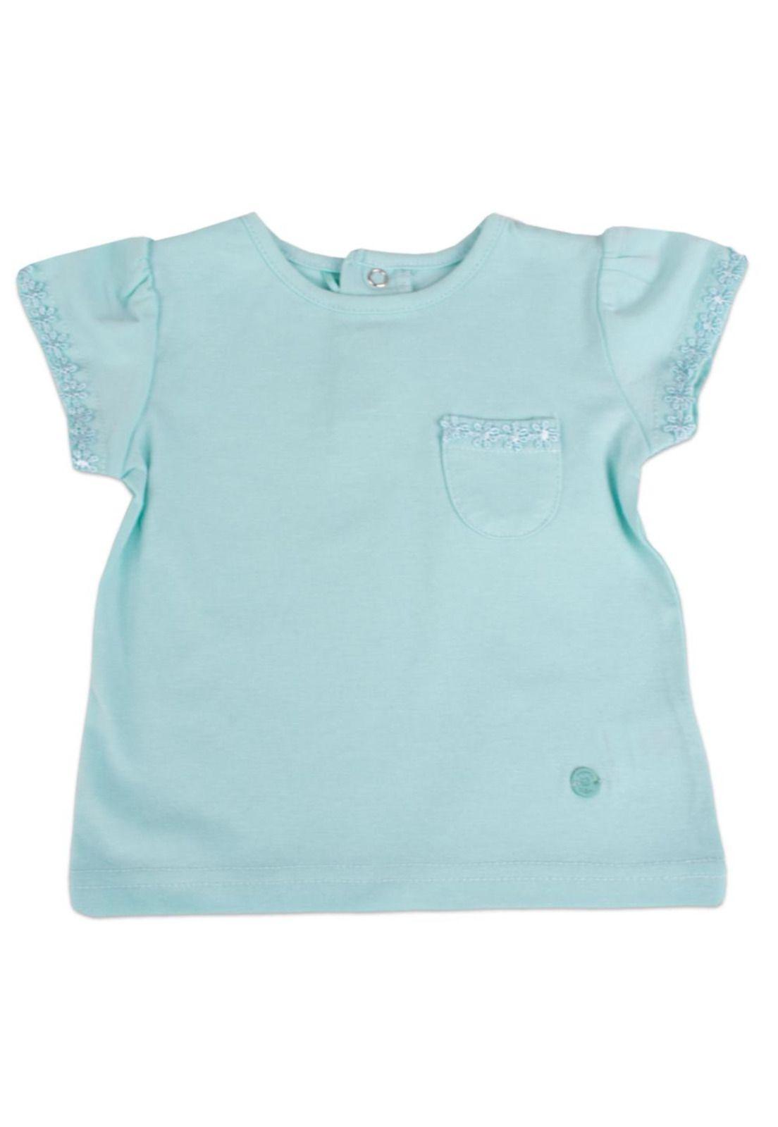 Polera Bebe Niña Menta Pillin-0
