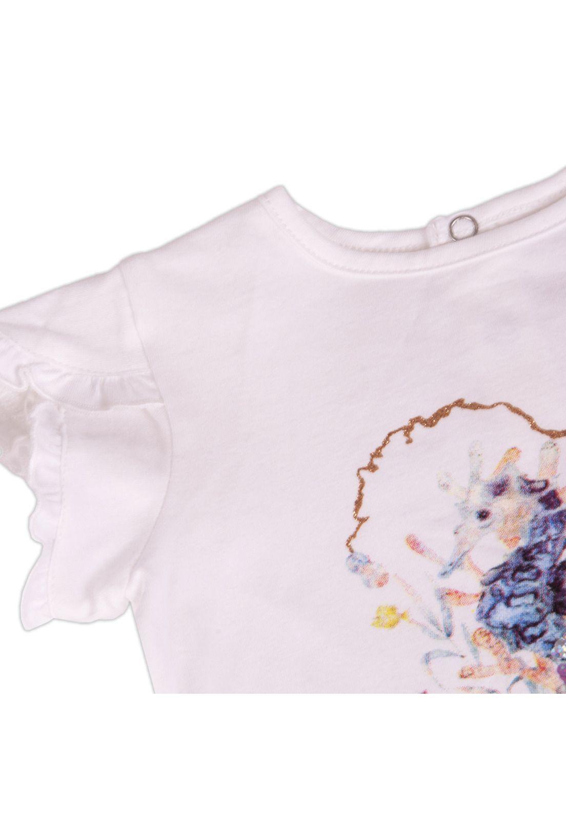 Polera Bebe Niña Blanco Pillin-1