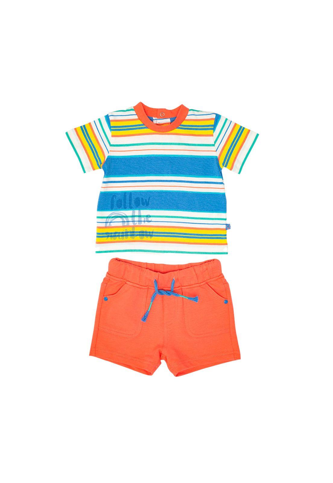 Conjunto Bebé Niño Coral Pillin-0