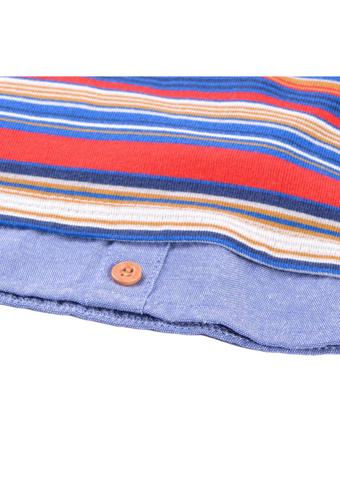 Polera Manga Larga Bebé Niño Azul marino Pillin-1