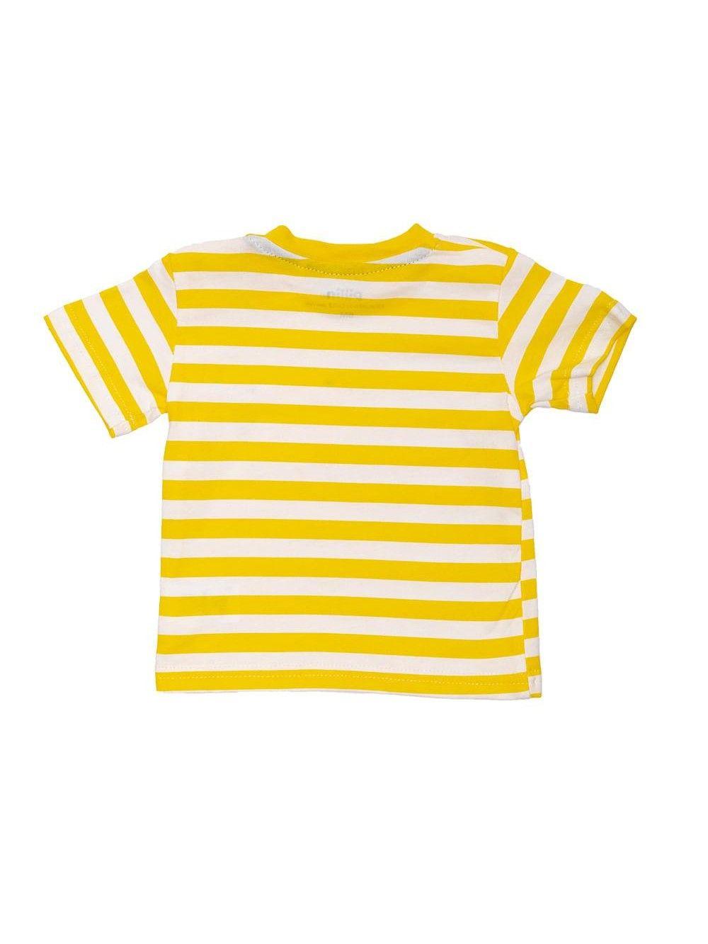 Polera Manga Corta Bebe Niño Amarillo Pillin-1