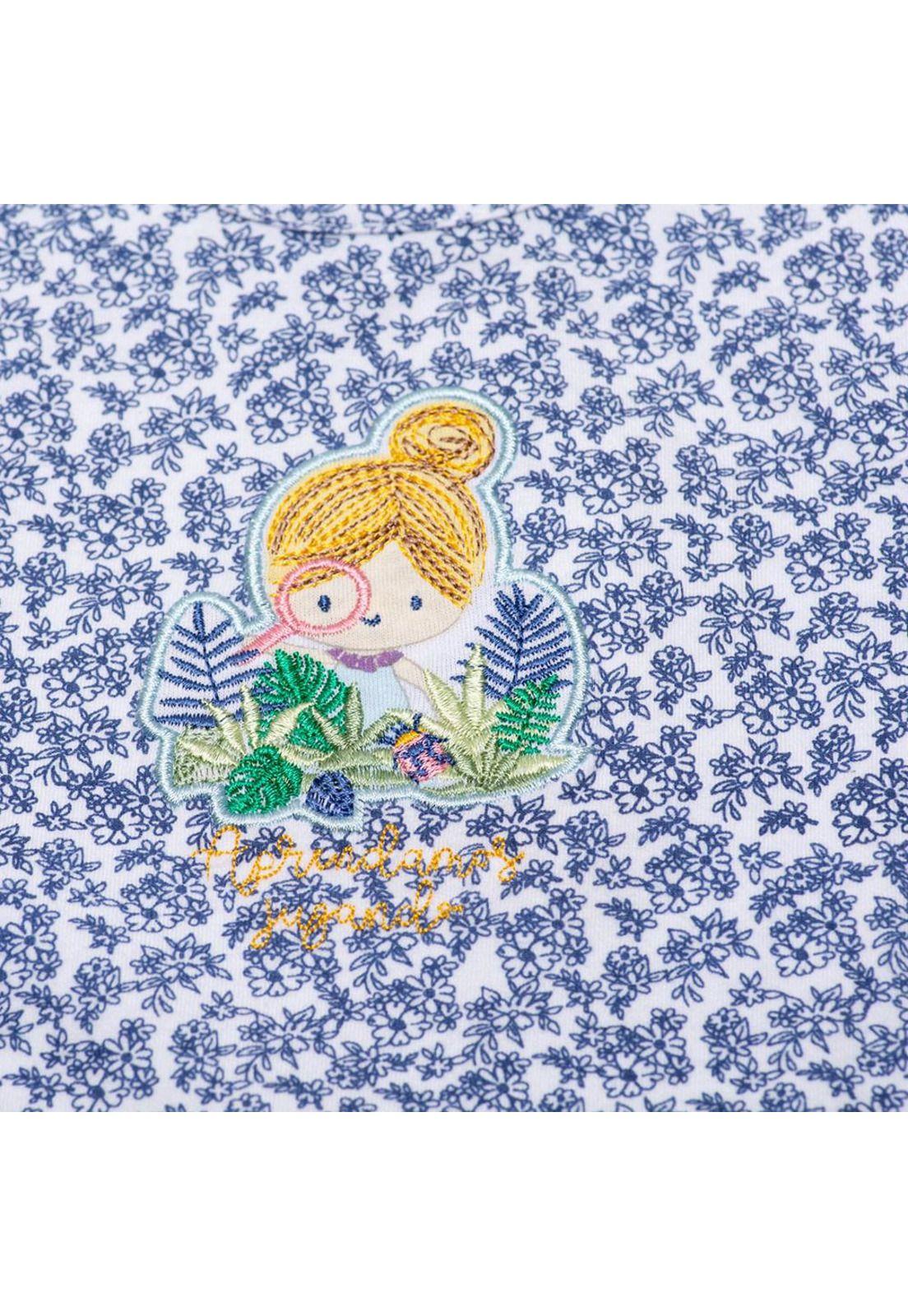Polera Bebé Niña Azul Pillin-1