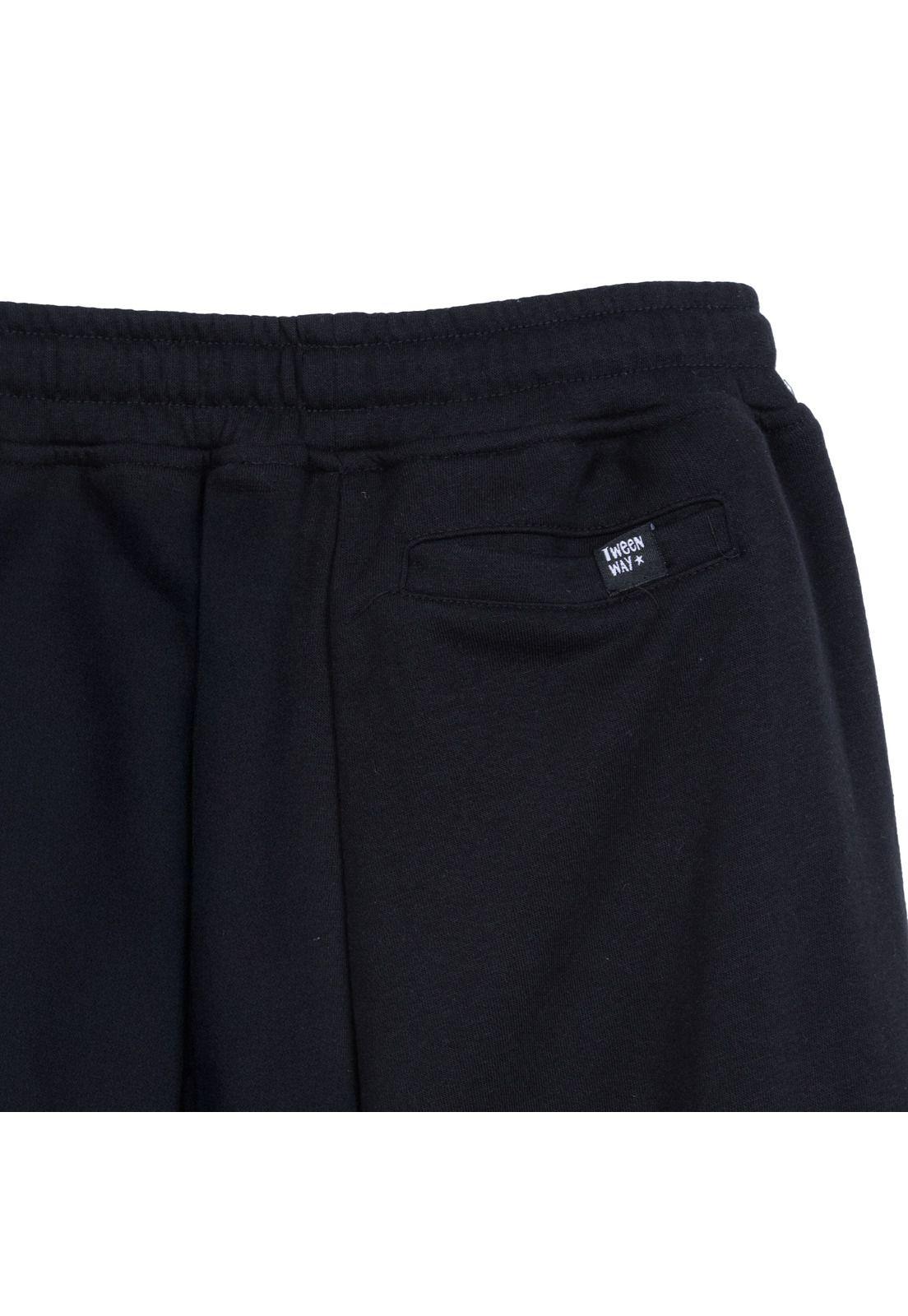 Pantalón Buzo Niño Negro Pillin-3