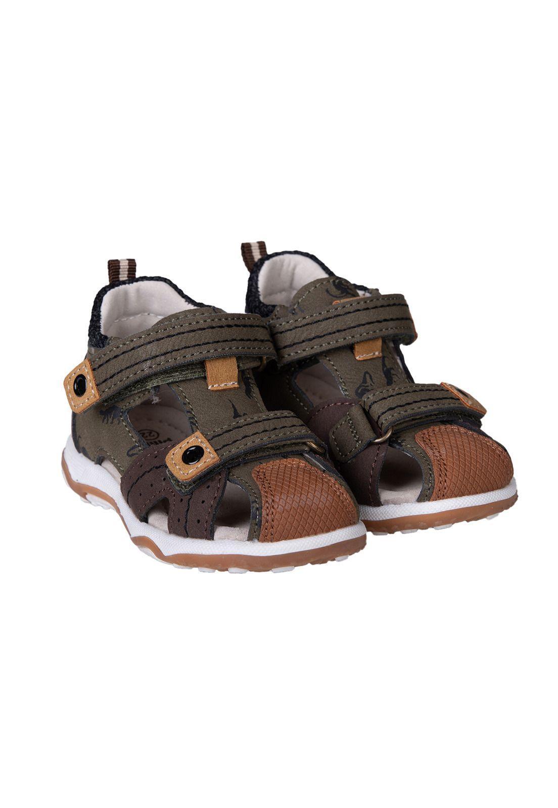 Sandalias Bebe Niño Verde Pillin (PZC425-25VER )-0