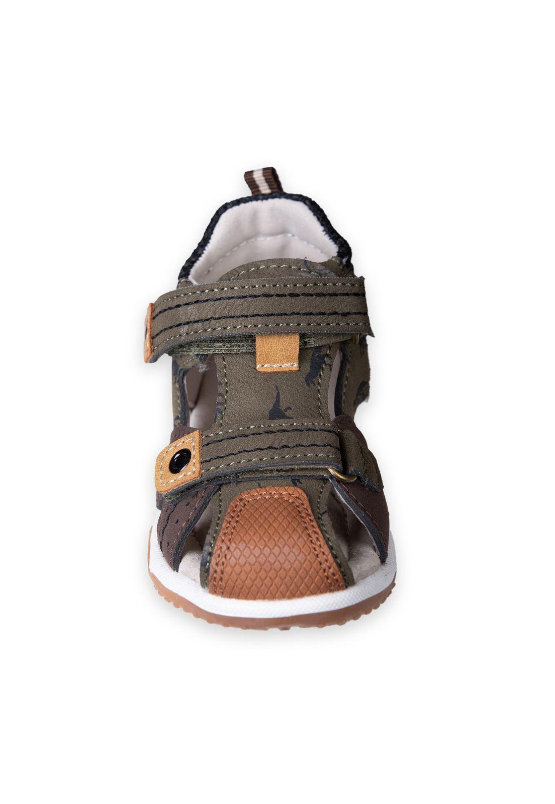 Sandalias Bebe Niño Verde Pillin (PZC425-25VER )-4