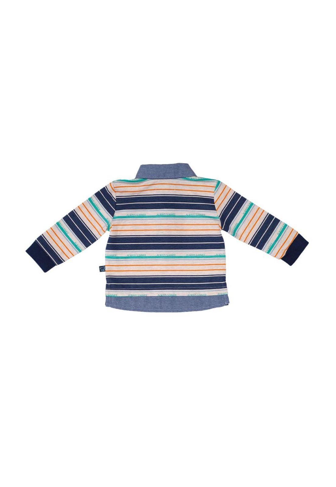 Polera Bebé Niño Azul Pillin-1