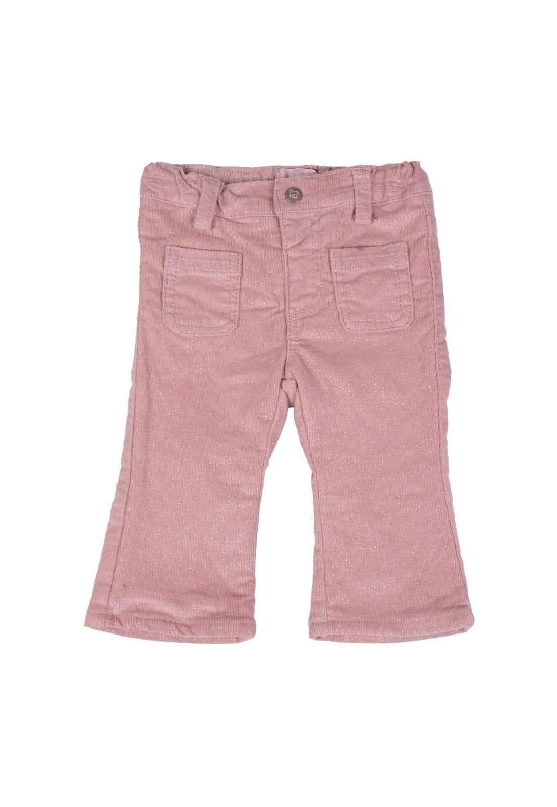 Pantalón Bebe  Rosado Pillin ( PVB838-25ROS )-0