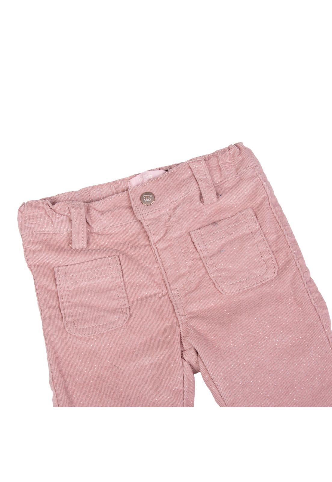 Pantalón Bebe  Rosado Pillin ( PVB838-25ROS )-1
