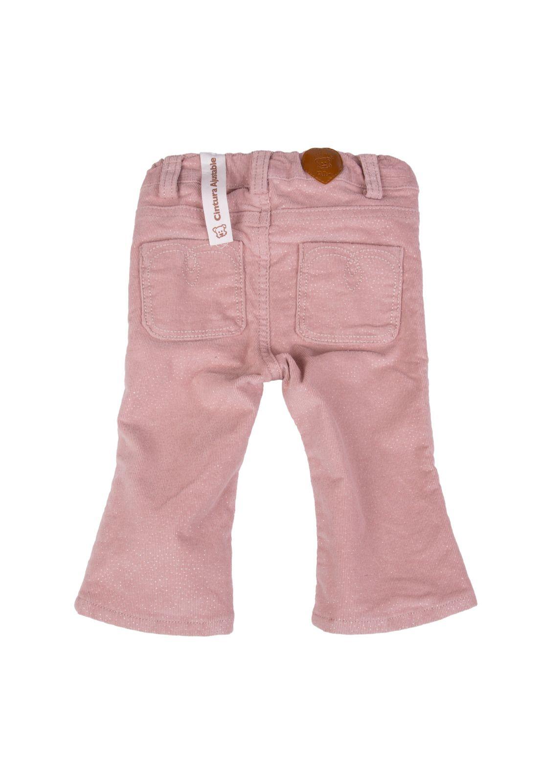 Pantalón Bebe  Rosado Pillin ( PVB838-25ROS )-2