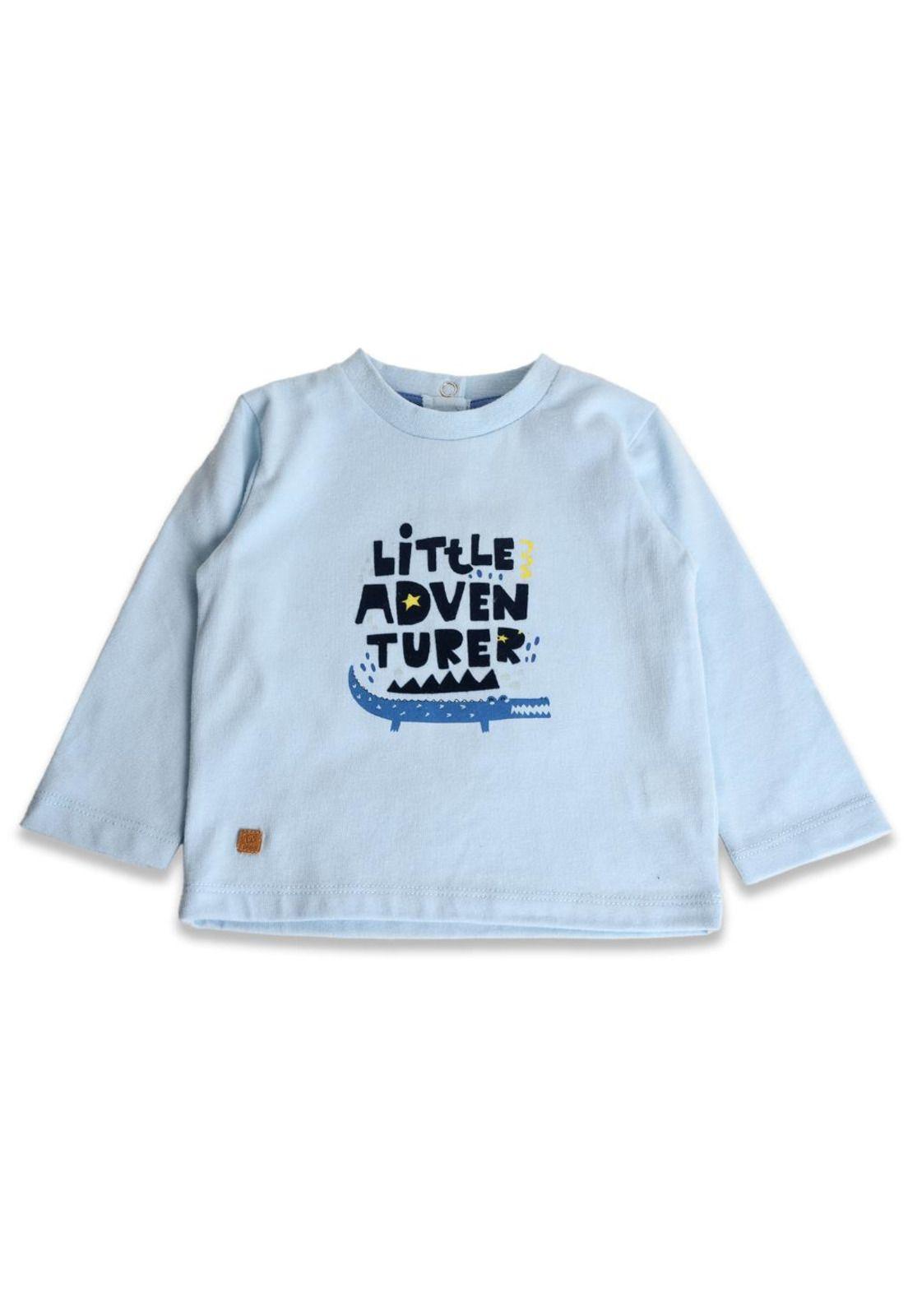 Polera Bebé Niño Celeste Pillin-0