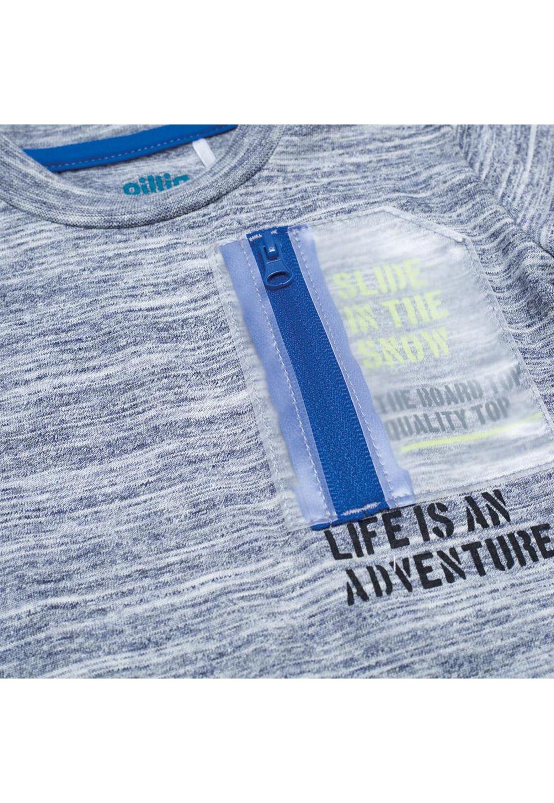 Polera Bebé Niño M/L Azul Pillin-2