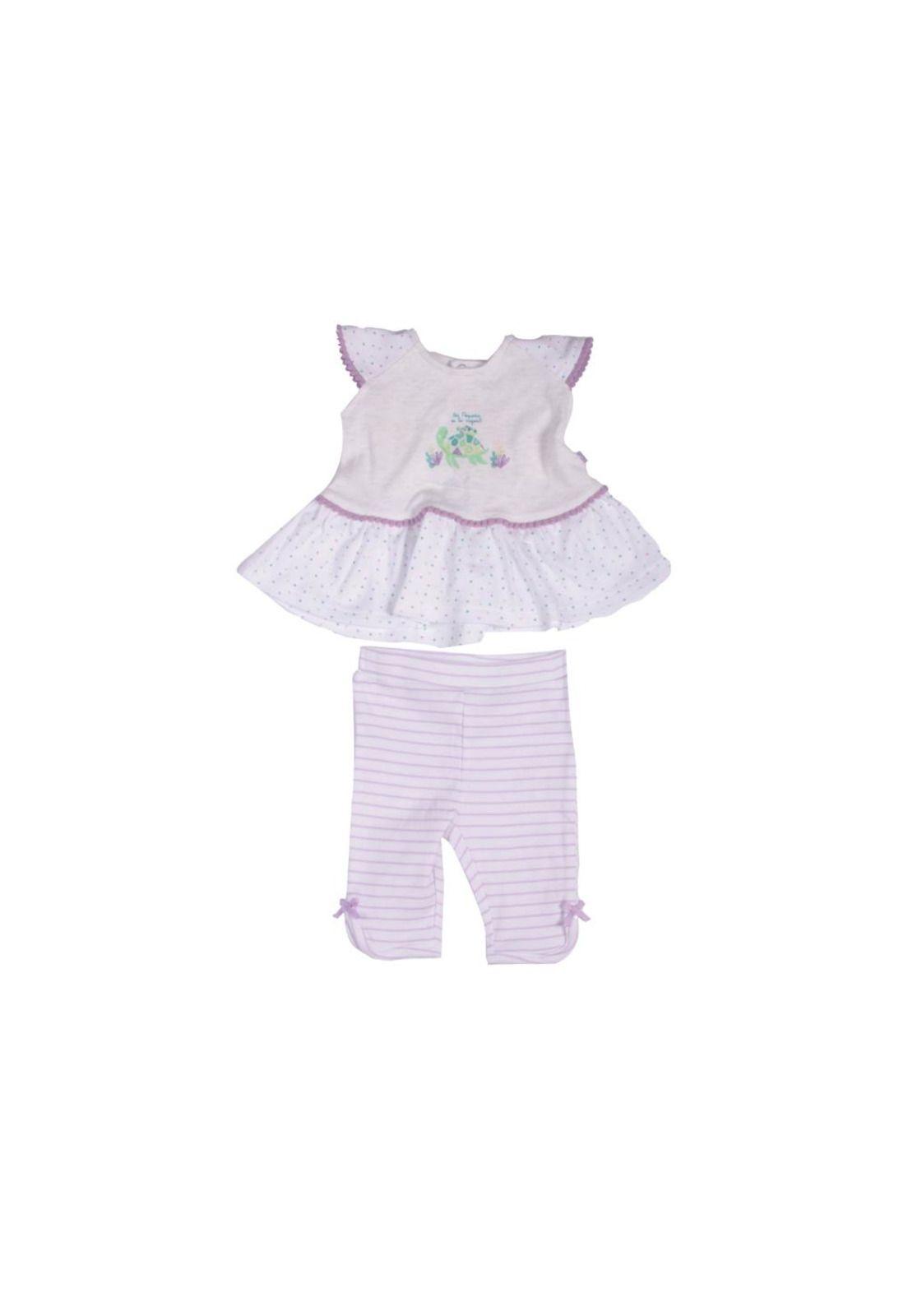 Conjunto Recién Nacido Niña Blanco Pillin-0