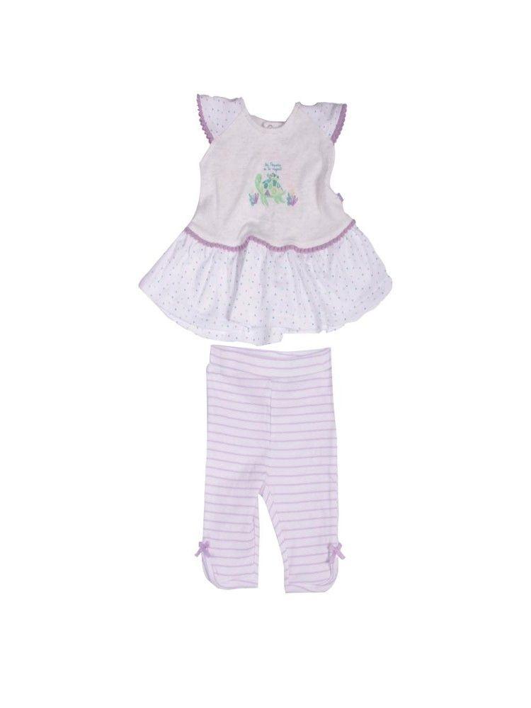 Conjunto Recién Nacido Niña Blanco Pillin-0