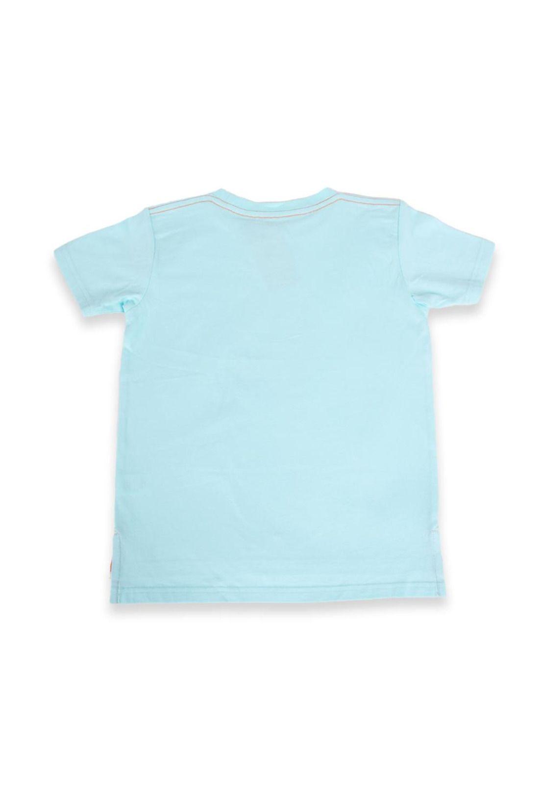 Polera Niño Turquesa Pillin-2