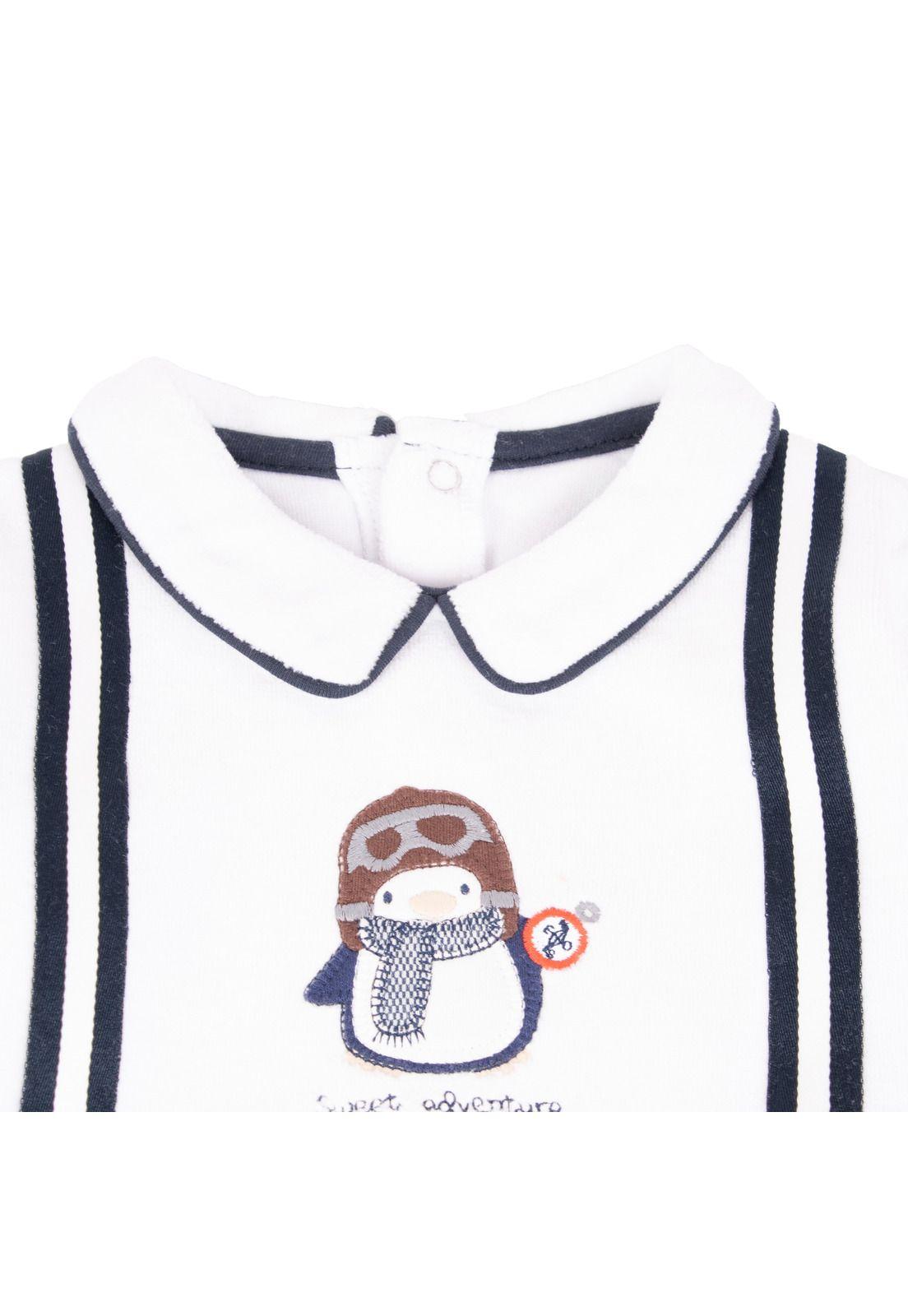 Osito Bebe  Azul Pillin ( PVB312-25AZU )-1