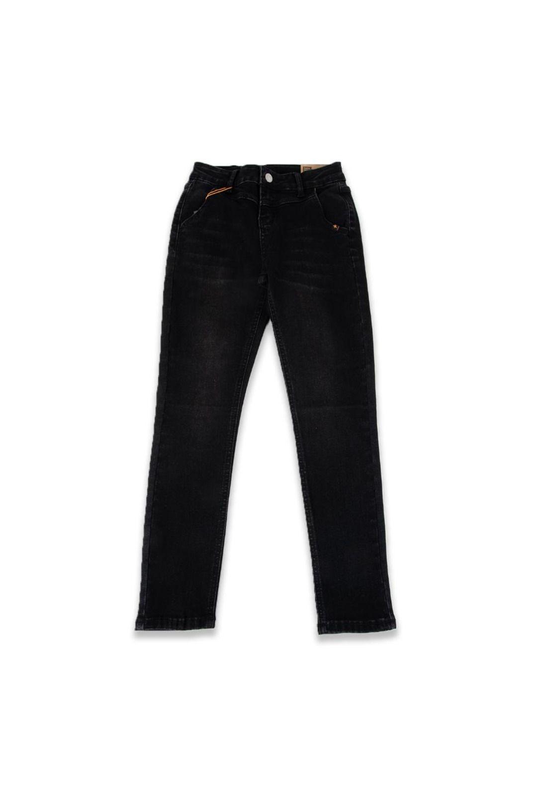Jeans Niña Negro Pillin-0