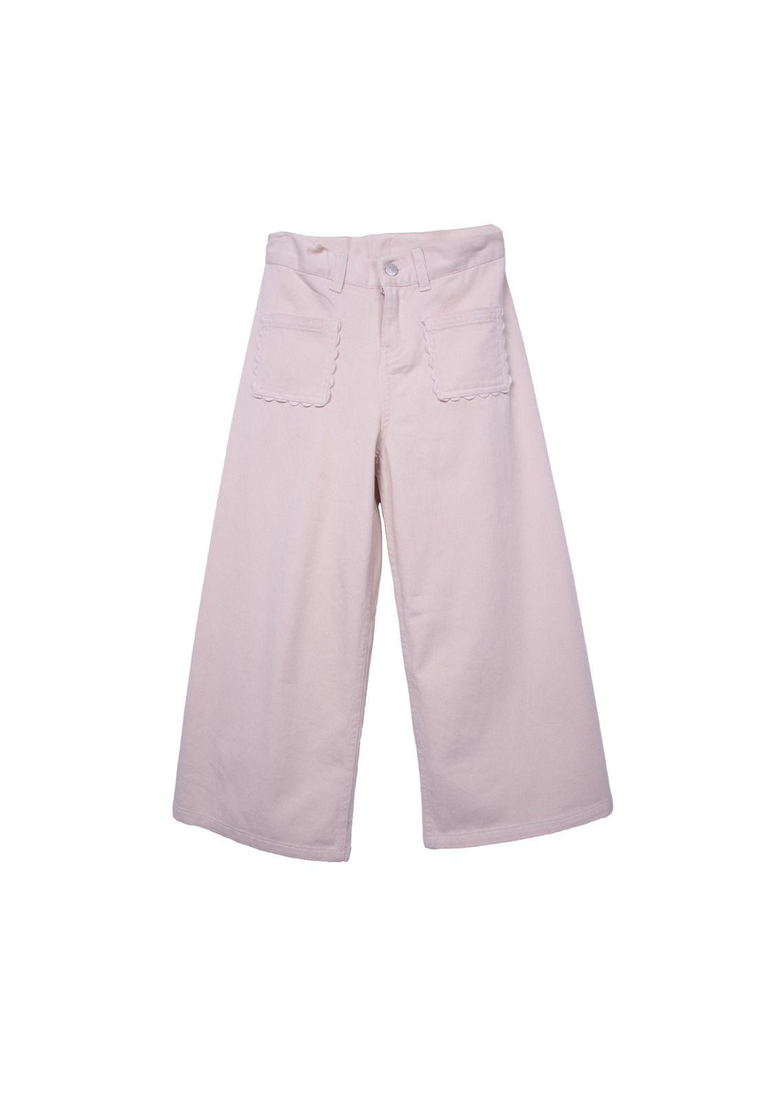 Pantalón  Blanco Niña Pillin (PVD804-26BEI)-0