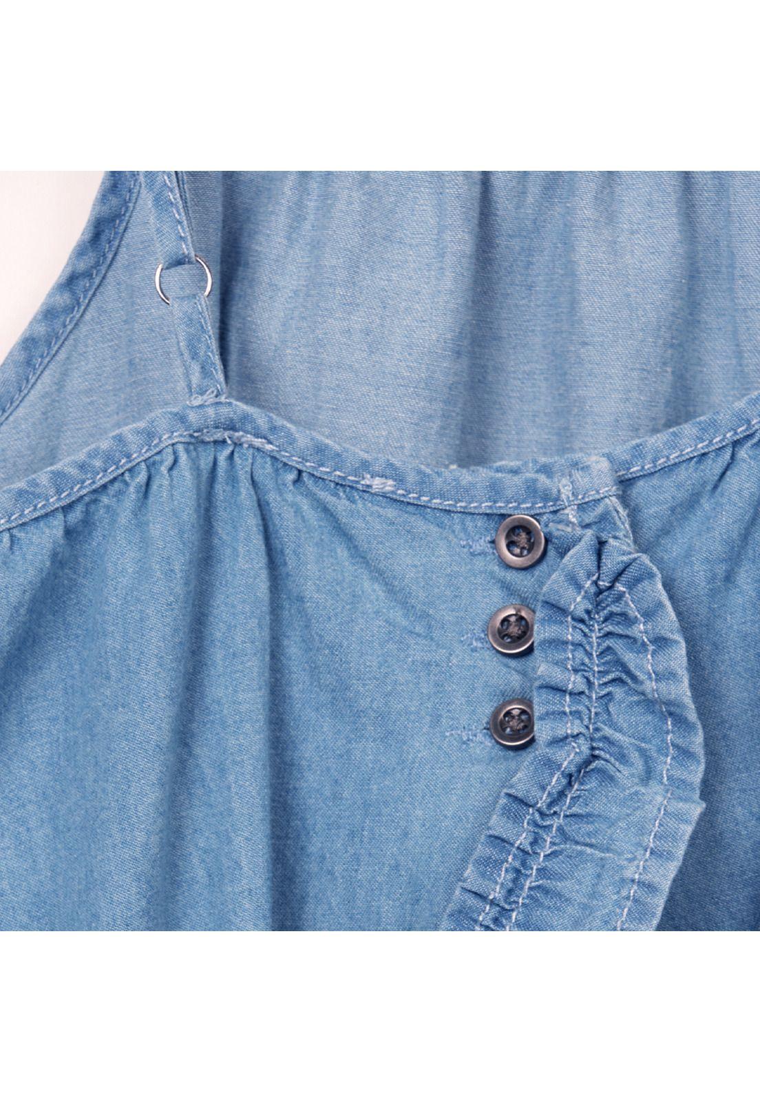 Polera Niña Denim Pillin (TVC714-25DEN)-2