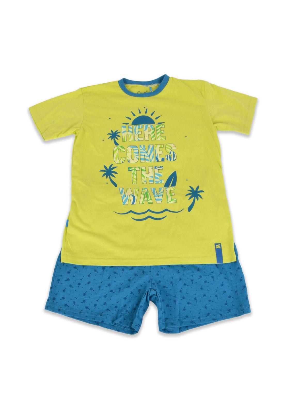 Pijama Niño Verde Pillin (PVW403VER)-3