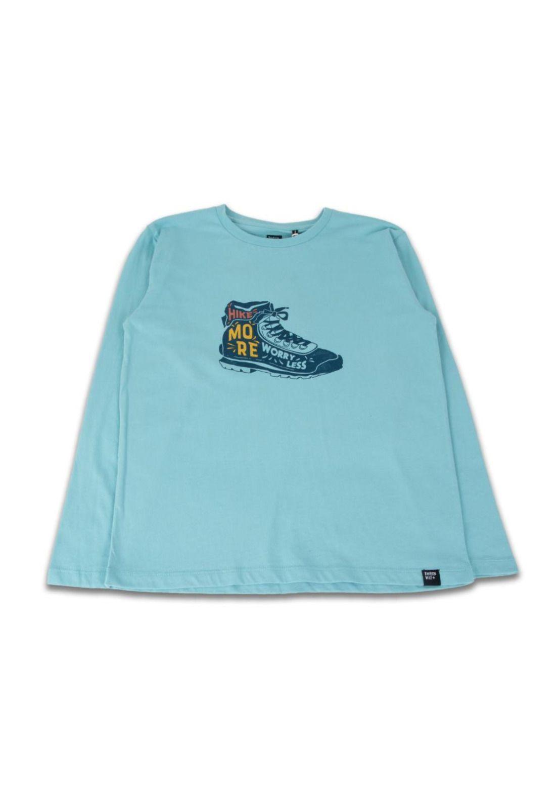 Polera Niño Turquesa Pillin-0