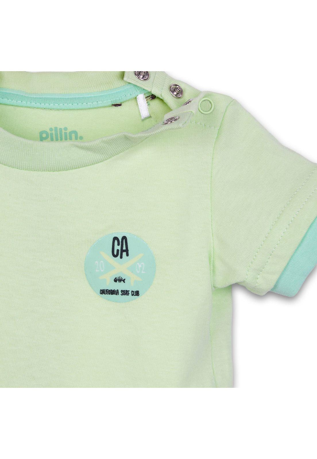 Polera Bebe  Verde Pillin (PVC649-25VER)-1
