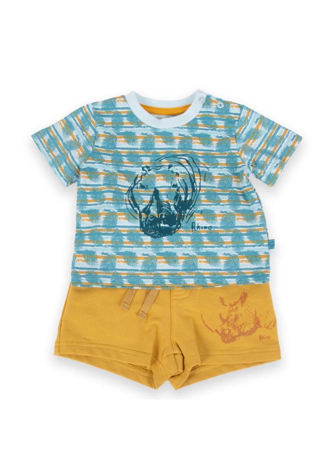 Polera Bebé Niño Mostaza Pillin-0