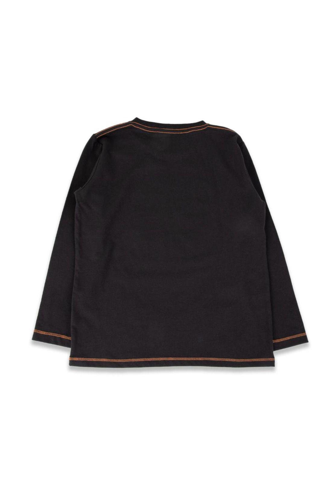 Polera Niño Gris oscuro Pillin-2