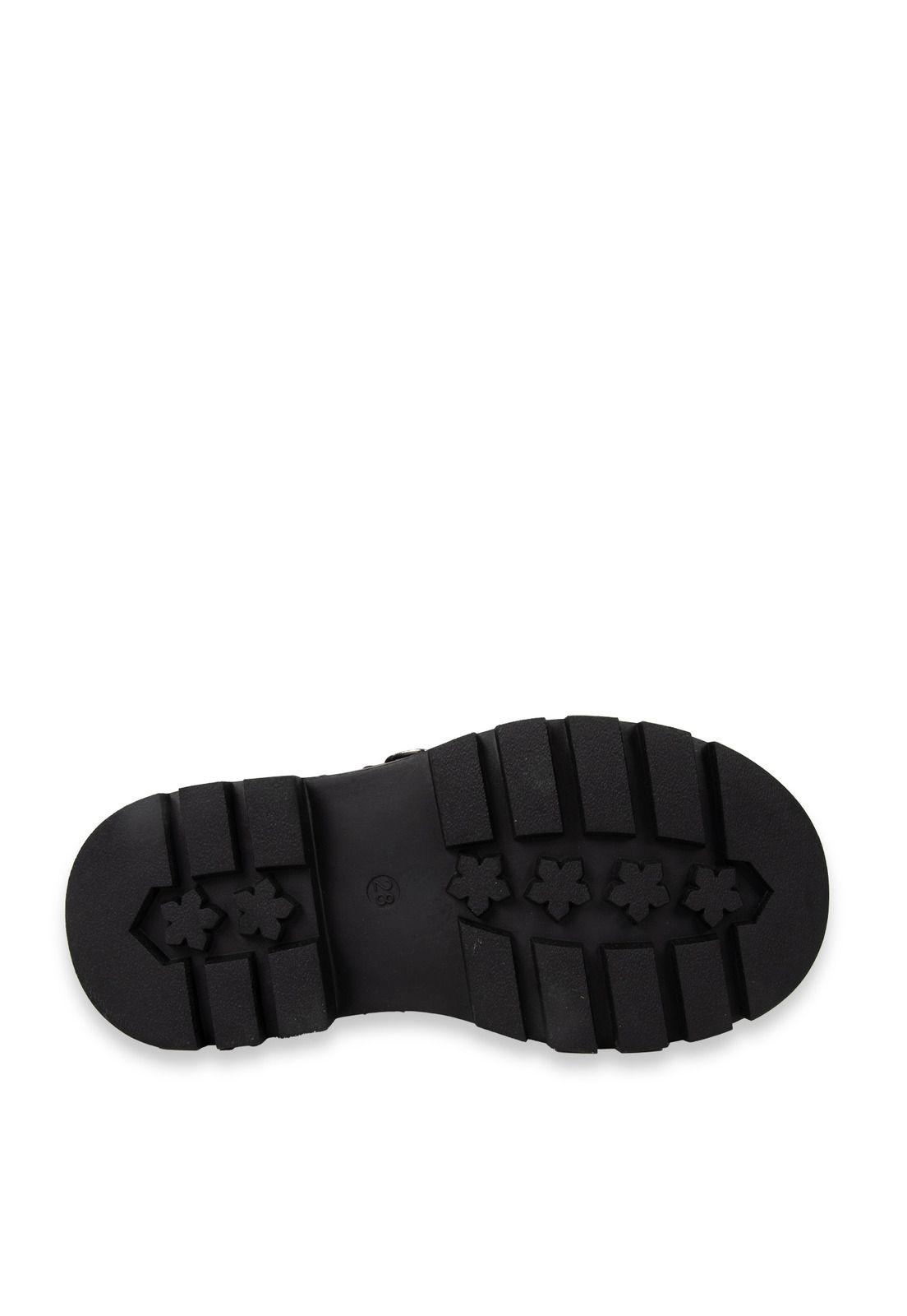 Ballerina Niña con Velcro Ajustable Negro Pillin-2