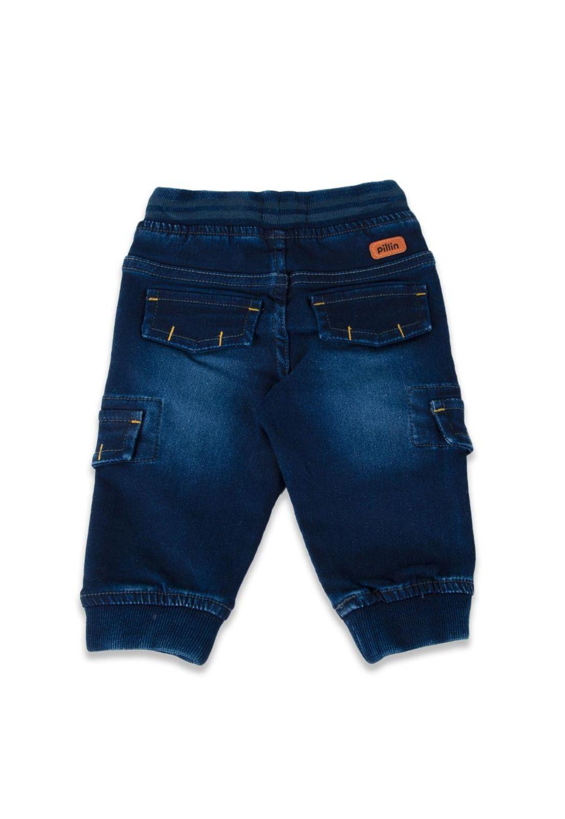 Jeans Bebé Niño Azul Pillin-2