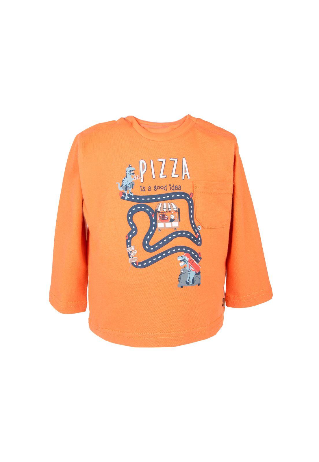 Polera   Pillin Naranjo Niño (PVD609-26NAR)-0