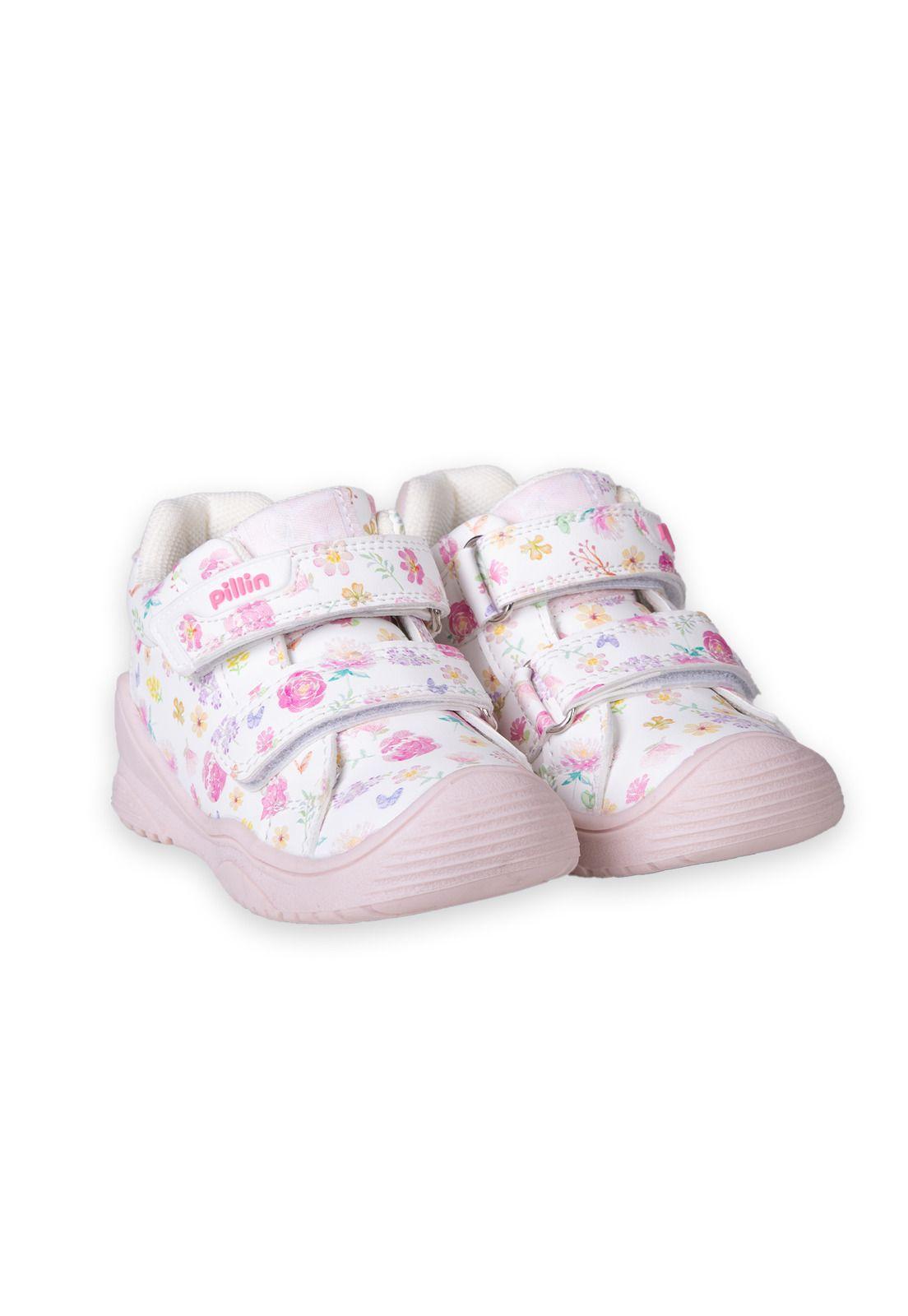 Zapatillas Bebé Niña Blanco Pillin (PZC509-25BCO )-0