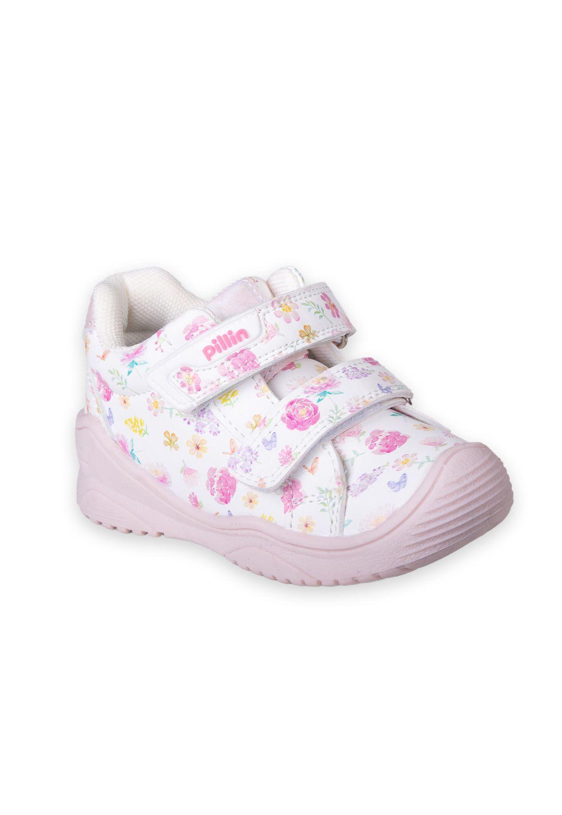 Zapatillas Bebé Niña Blanco Pillin (PZC509-25BCO )-4