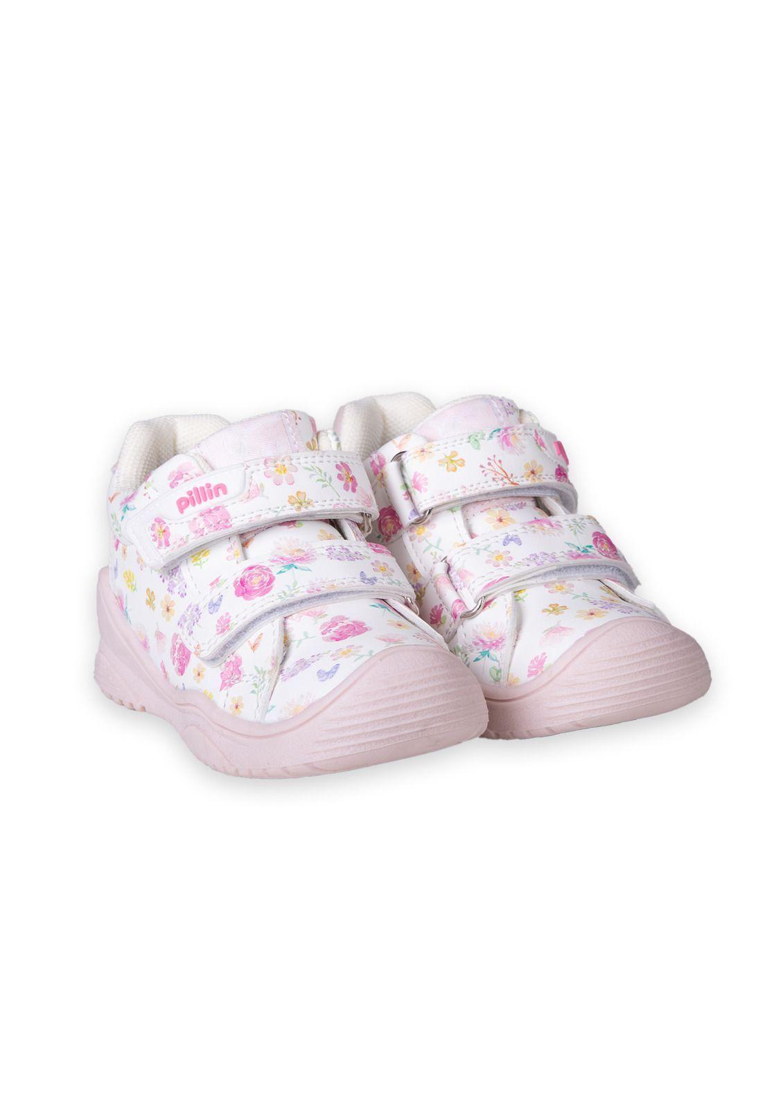 Zapatillas Bebé Niña Blanco Pillin (PZC509-25BCO )-0